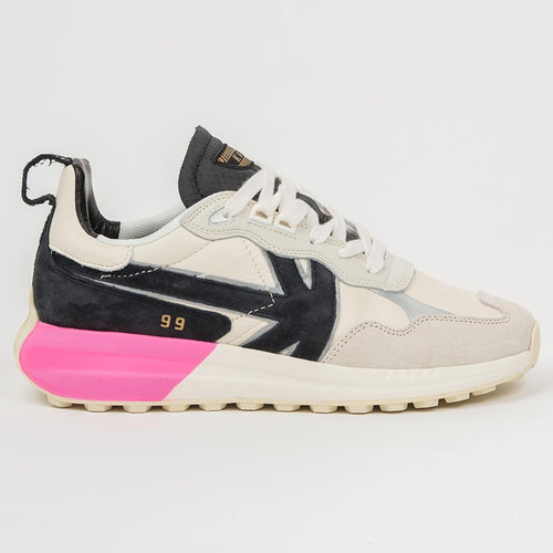 White / Black Kaotiko Detroit 99 Trainers