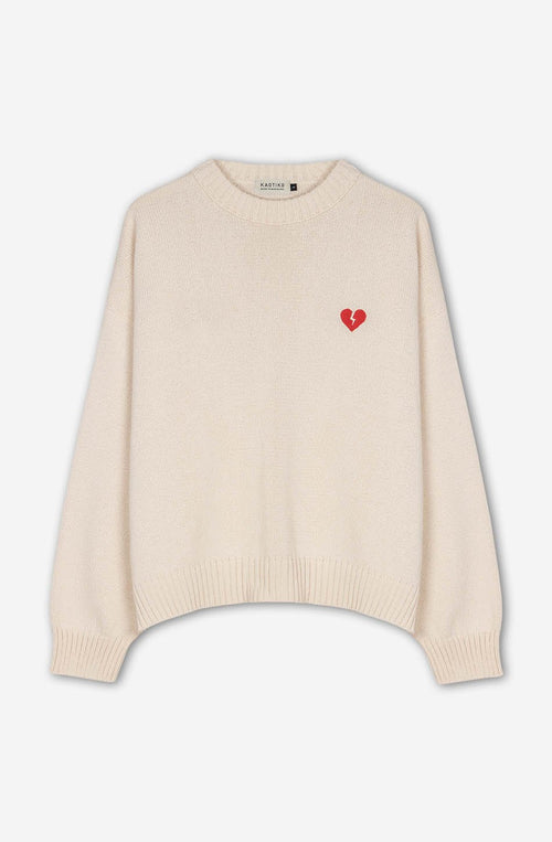 Jersey Broken Heart Ivory