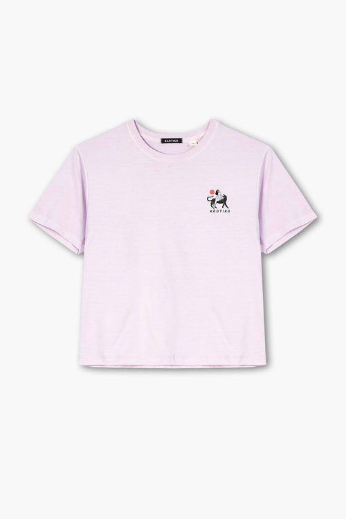 Camiseta Washed Neverland Malva
