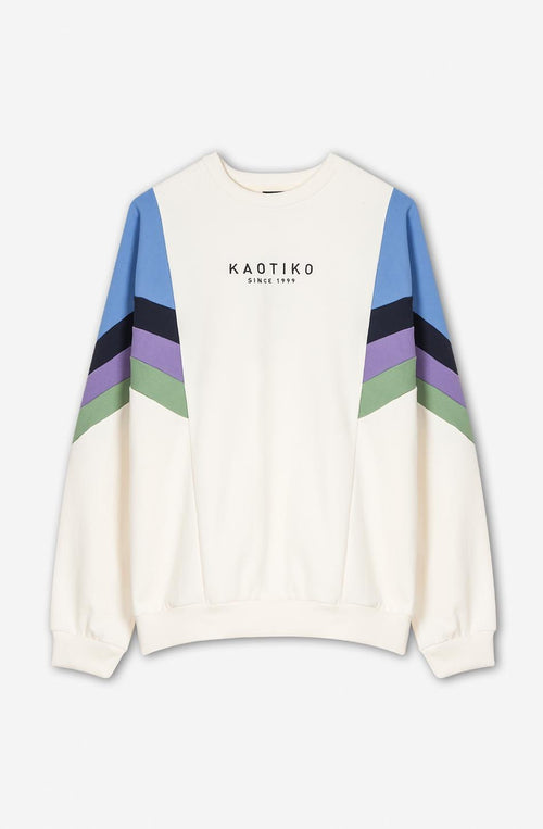 Sudadera Seattle Ivory/ Blue Ink / Grape / Bosco