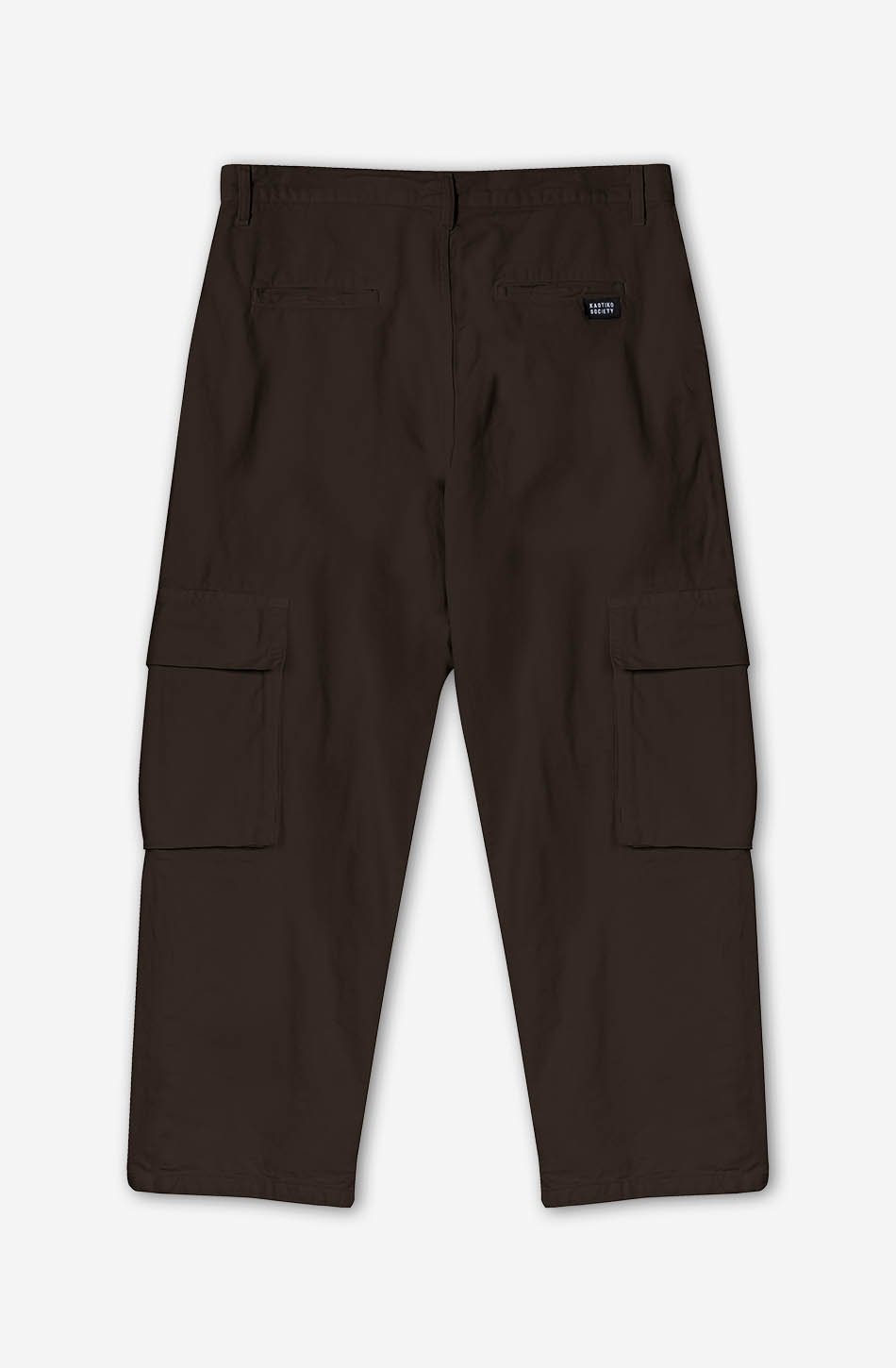 Pantalón Cargo Relaxed Canvas Brown