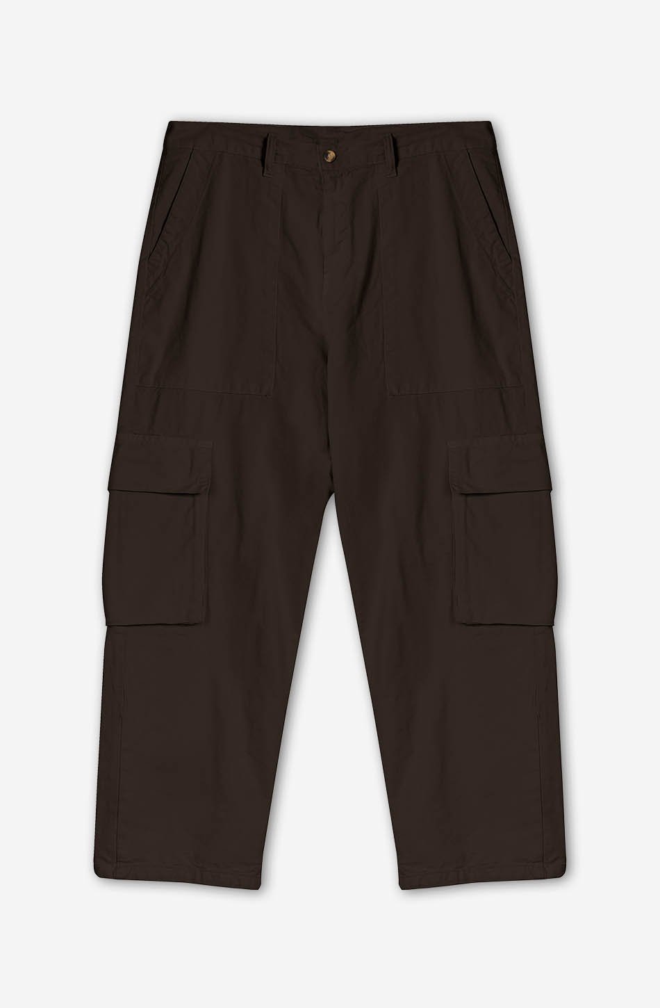 Pantalón Cargo Relaxed Canvas Brown