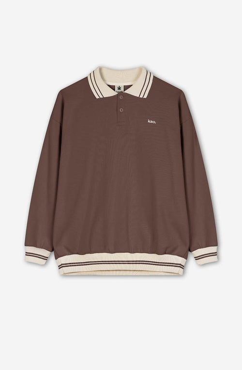 Sudadera Lucas Buttons Brown