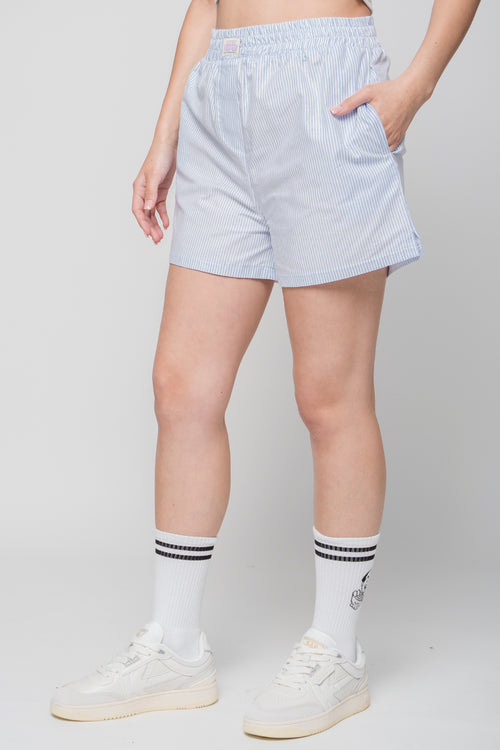 SHORT STRIPES DARK PEOPLE BLUE/WHITE