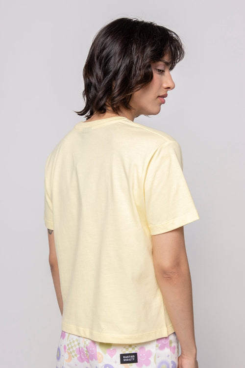 Camiseta Adina Pastel Yellow