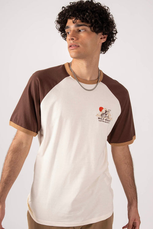 Ivory/Brown Wild West T-shirt