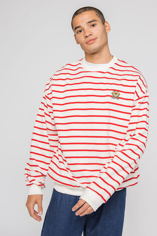 Sudadera Heart Stripes Red