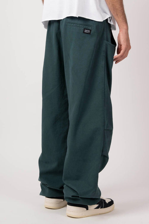 Green Parachute Trousers