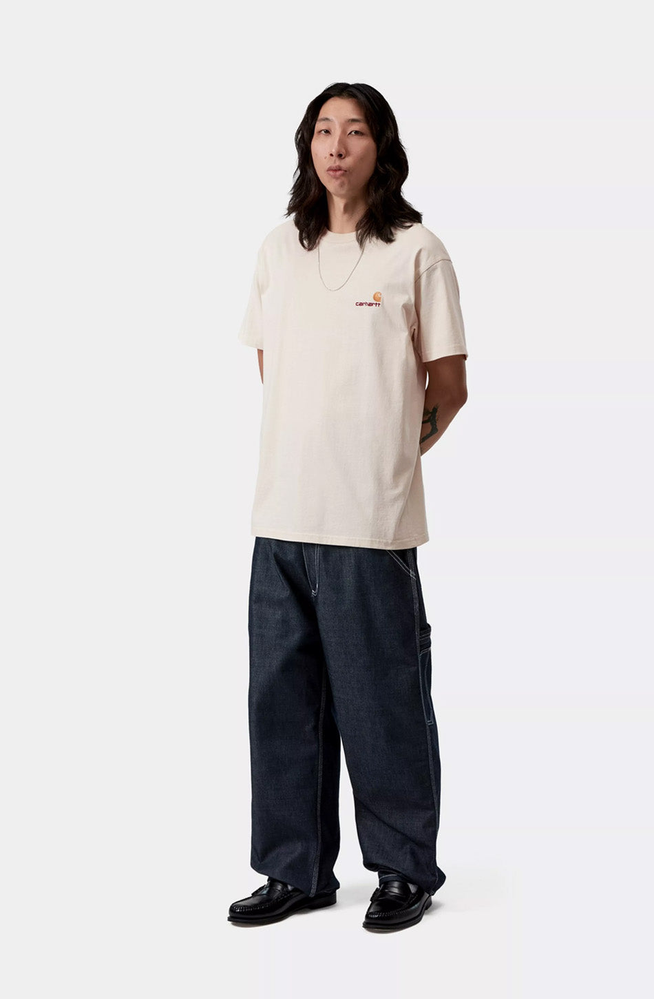 Camiseta CARHARTT American Script Natural