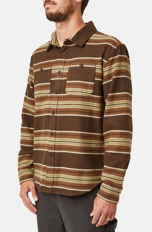 Camisa Katin Sierra Flannel Dark Brown