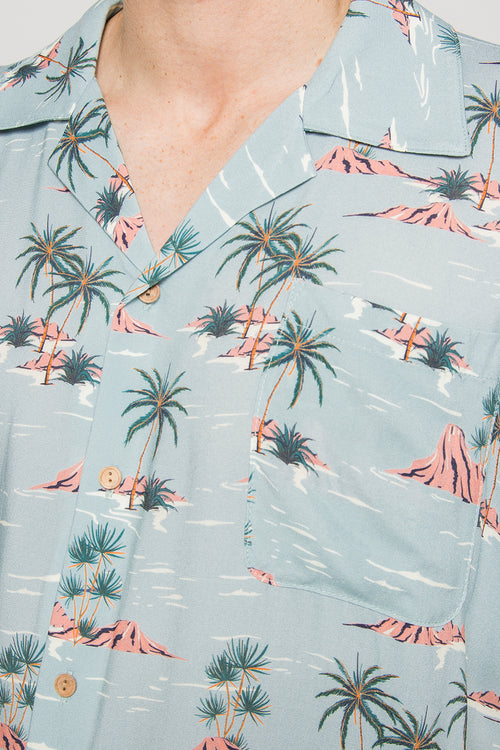 Camisa Beach Blue
