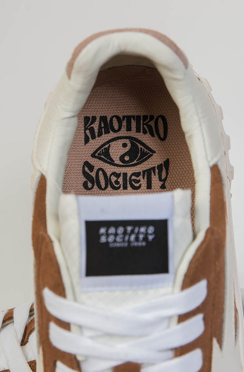Kaotiko Keoni Low Vega Cognac Sneakers