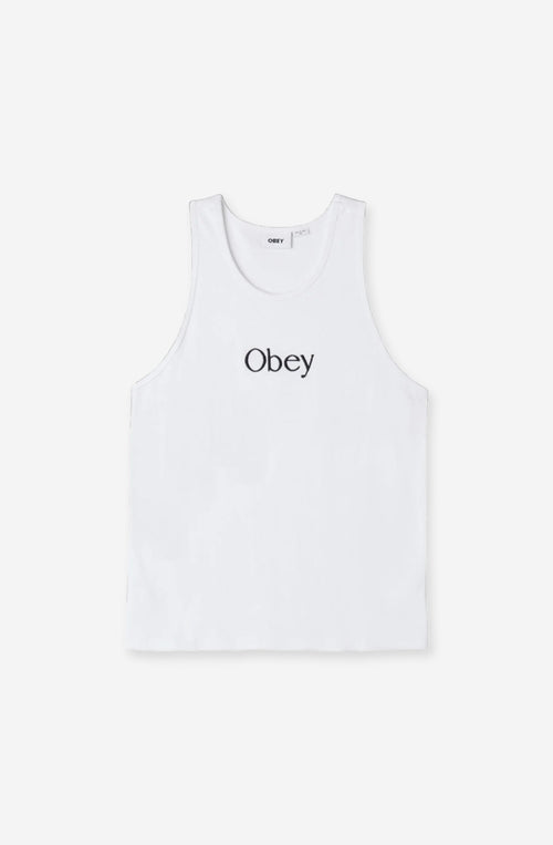 Obey Rosemont White Tank Top