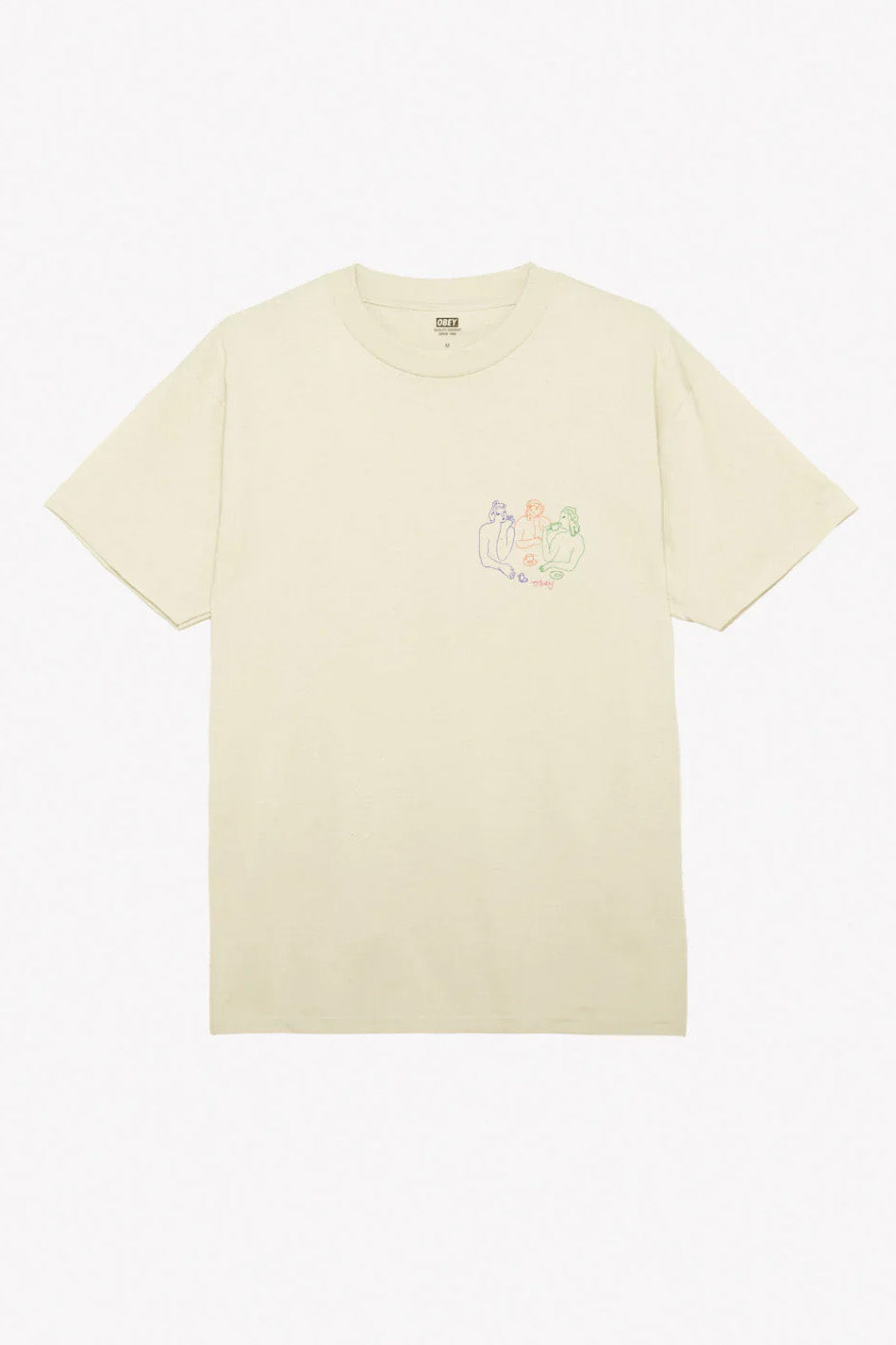 Obey Cup Of Tea Cream T-shirt