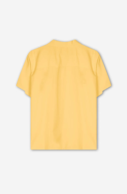 Mustard Palm Safari Shirt