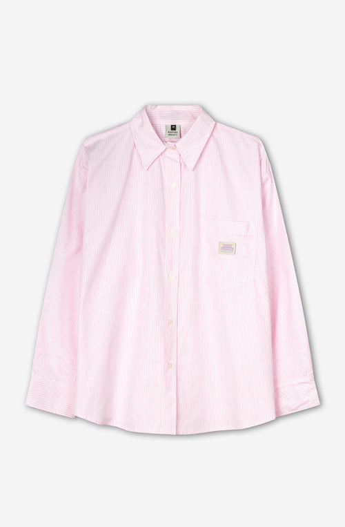 Camisa Stripes Dark People Pink/ White