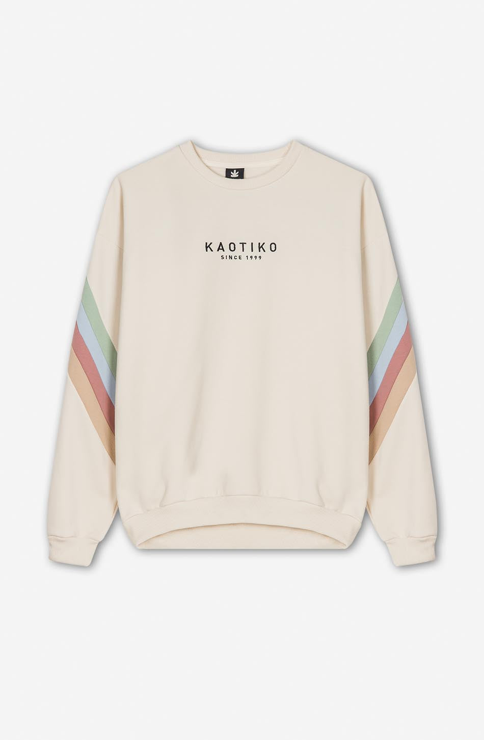 Sudadera Walker Bone/ Palid Green