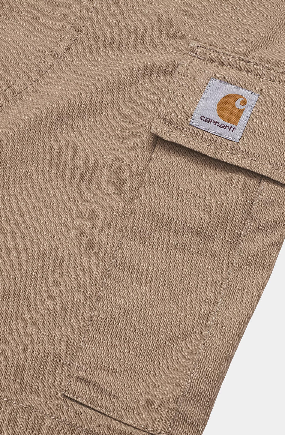 Charhartt WIP Cargo Columbia Leather Rinse Bermuda Shorts