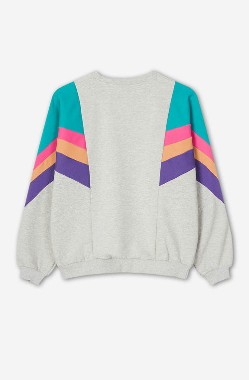 Grey/ Emerald/ Fuchsia Ginger Sweatshirt