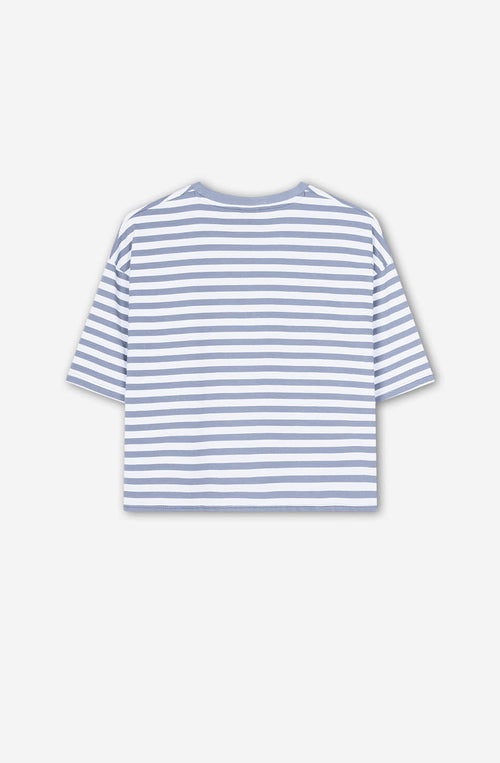 Violet Heart Stripes T-shirt