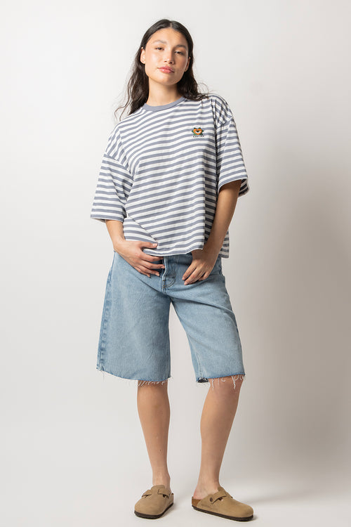 Violet Heart Stripes T-shirt