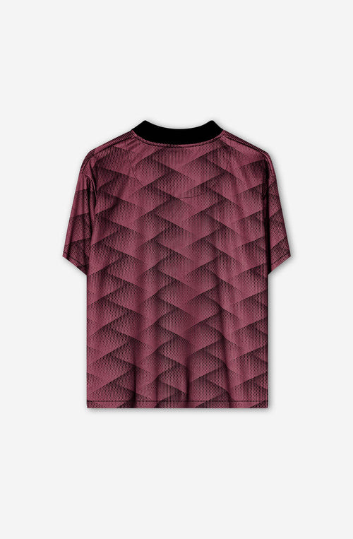 Camiseta Soccer Ziggy Burgundy / Black