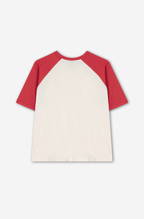 Rang Piero T-shirt Ivory/ Red