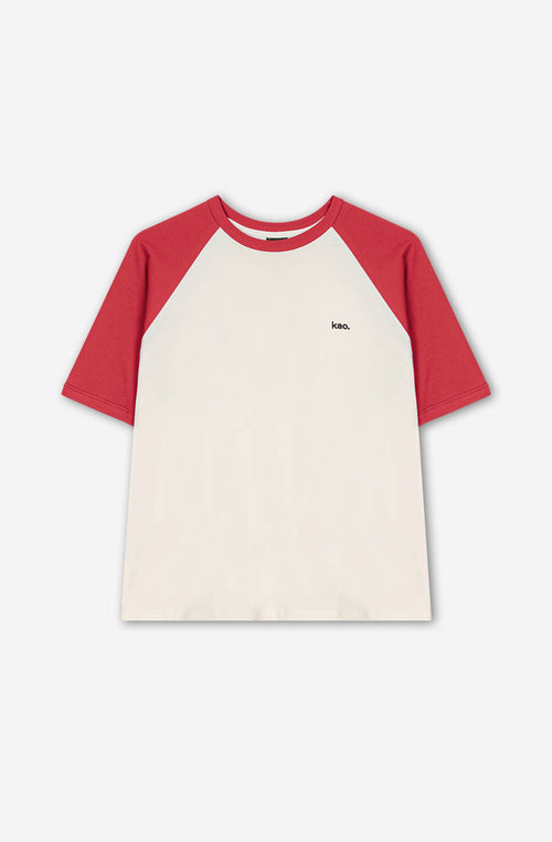 Rang Piero T-shirt Ivory/ Red