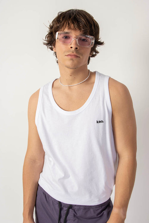 Tank Top Cropped Nathan White