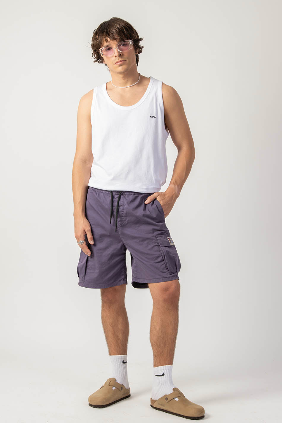 Tank Top Cropped Nathan White