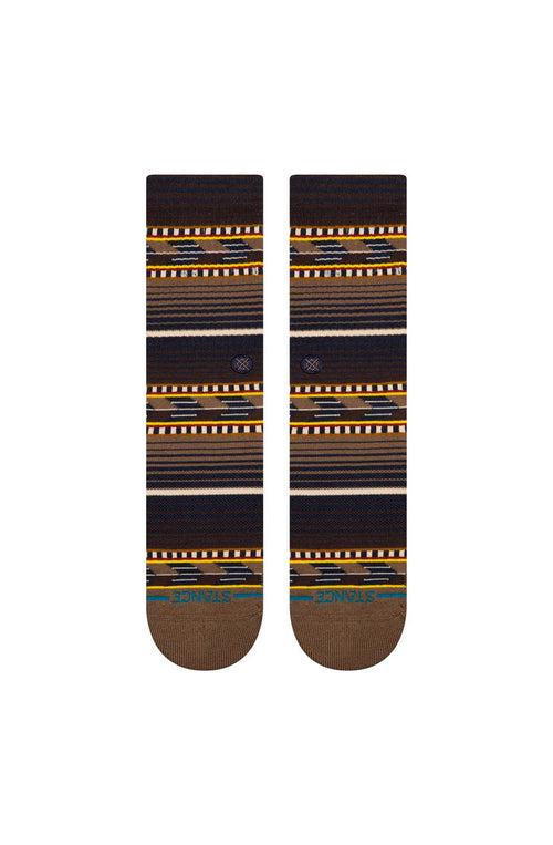 Calcetines Stance Cedar Rock Crew Brown