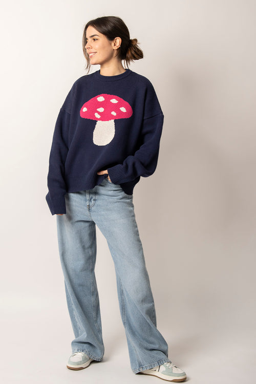 Jersey Mushroom Navy