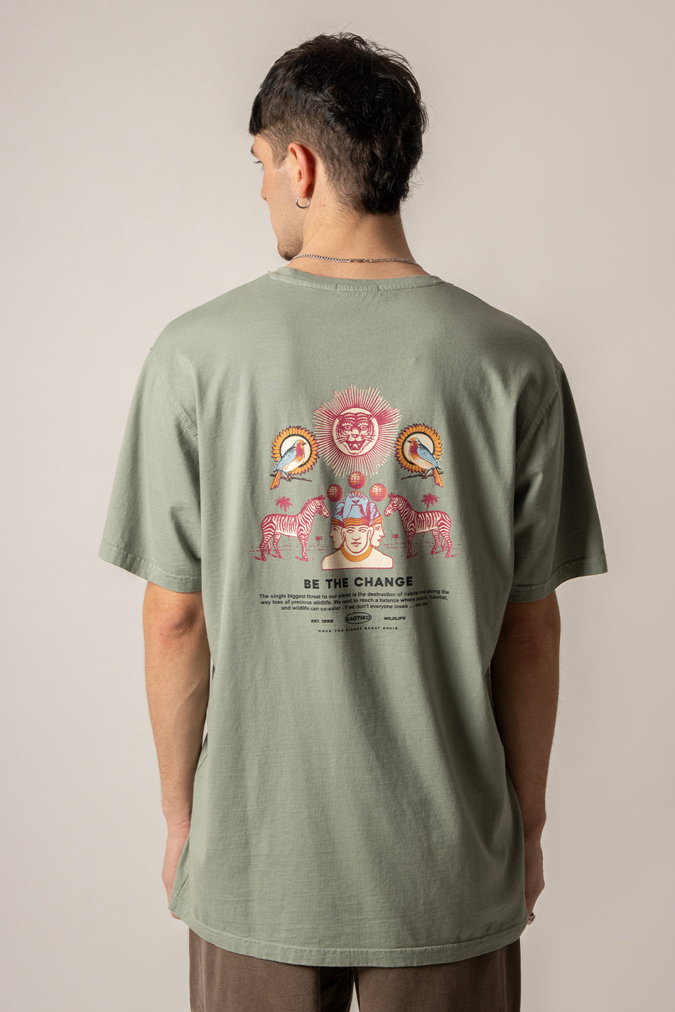 Camiseta Washed Nairobi Light Green