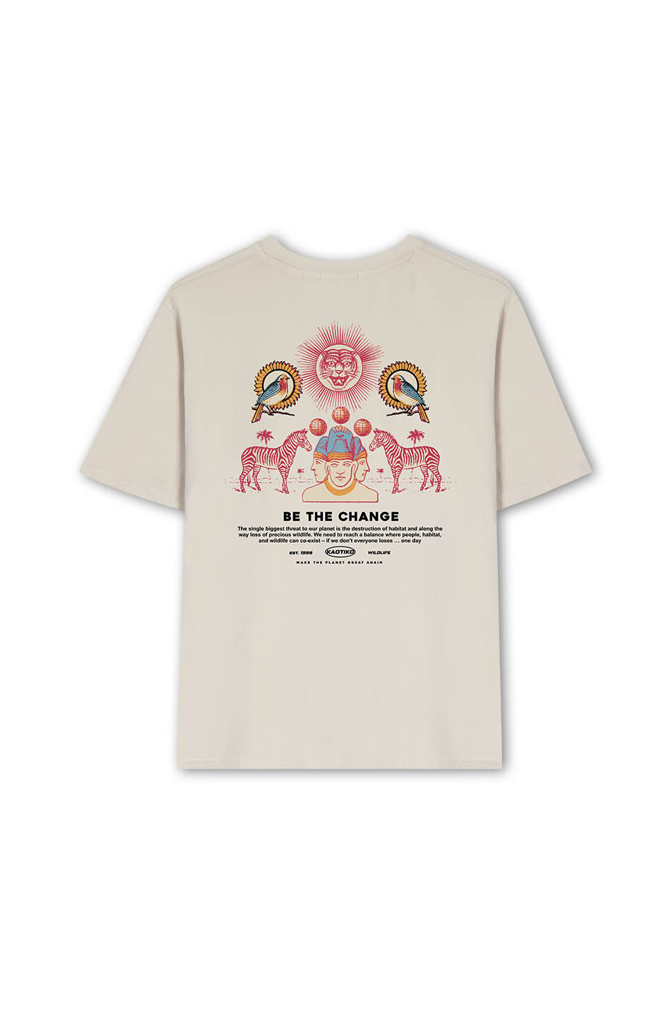 Camiseta Washed Nairobi Light Stone