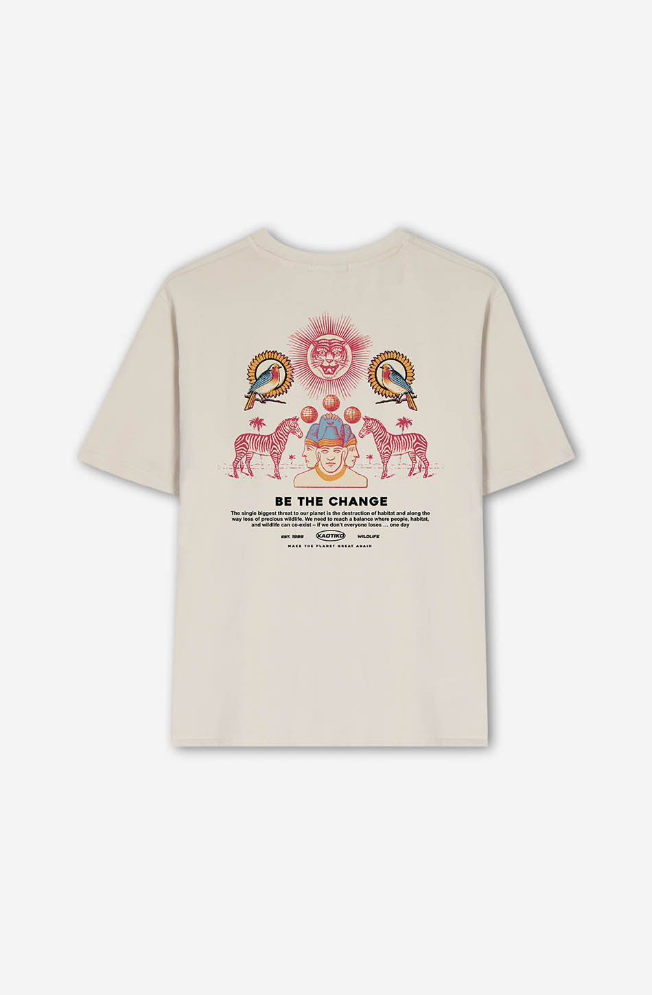 Camiseta Washed Nairobi Light Stone