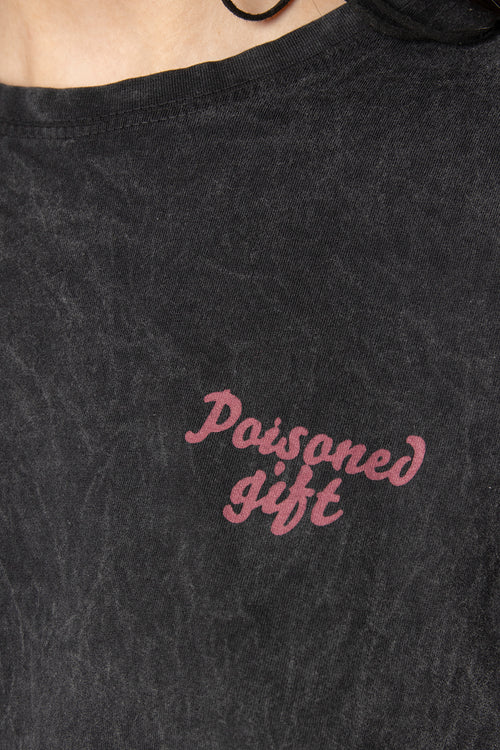 Washed Poisoned Gift Black T-Shirt