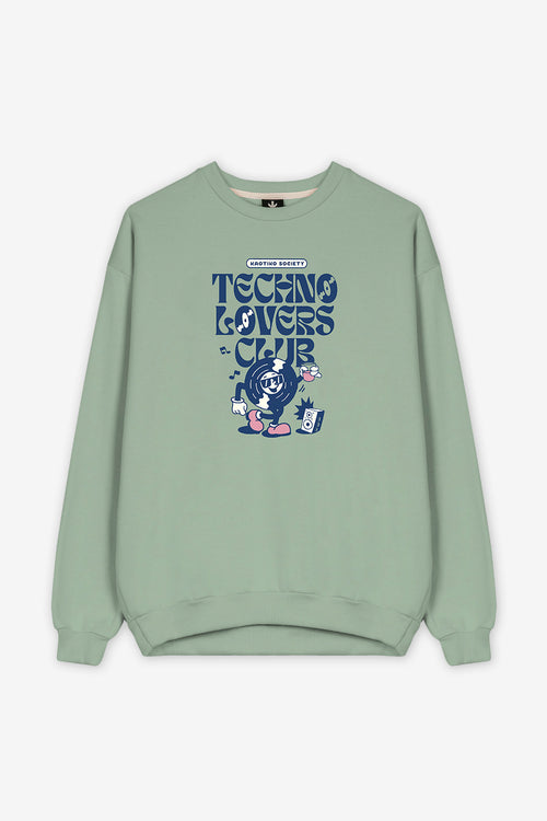 Sudadera Techno Lovers Club Fresh Green