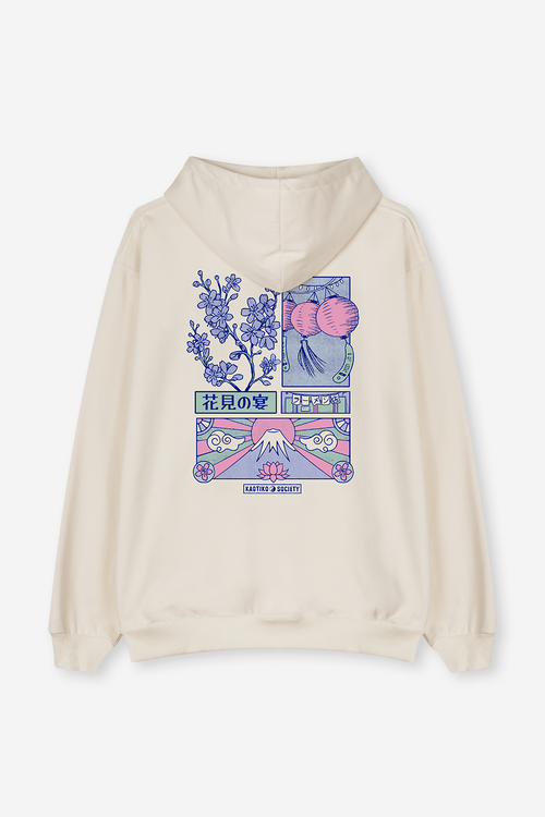 Sudadera Pink Tokyo Ivory