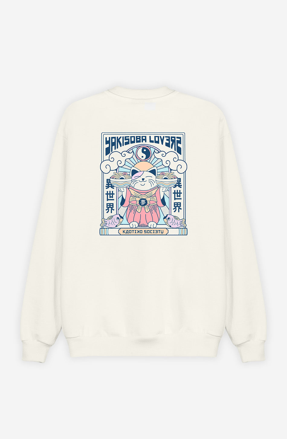 Sudadera Yakisoba Lovers Organic Cotton Ivory
