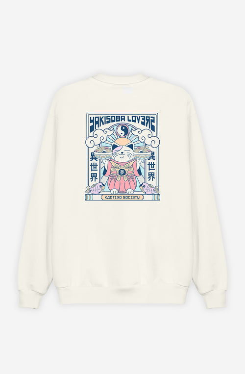 Sudadera Yakisoba Lovers Organic Cotton Ivory