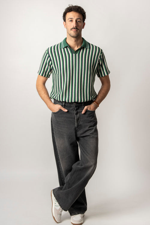 Striped Finn Polo