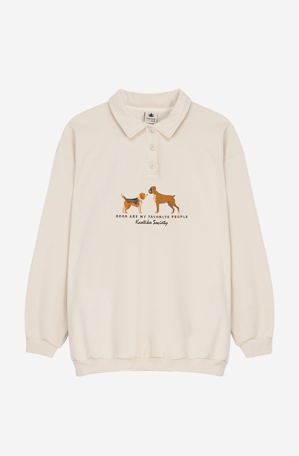 Sudadera Puppies Jack Ivory