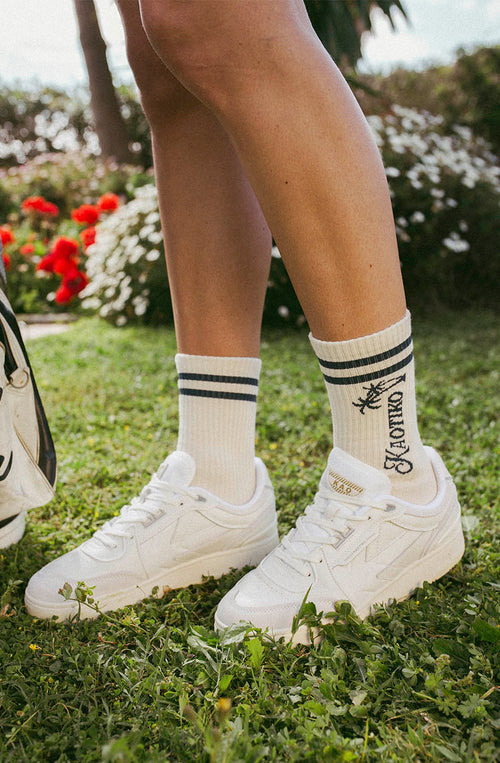 Calcetines Palm Beach Ivory