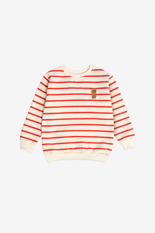 Stripes Poodle Red Sweatshirts