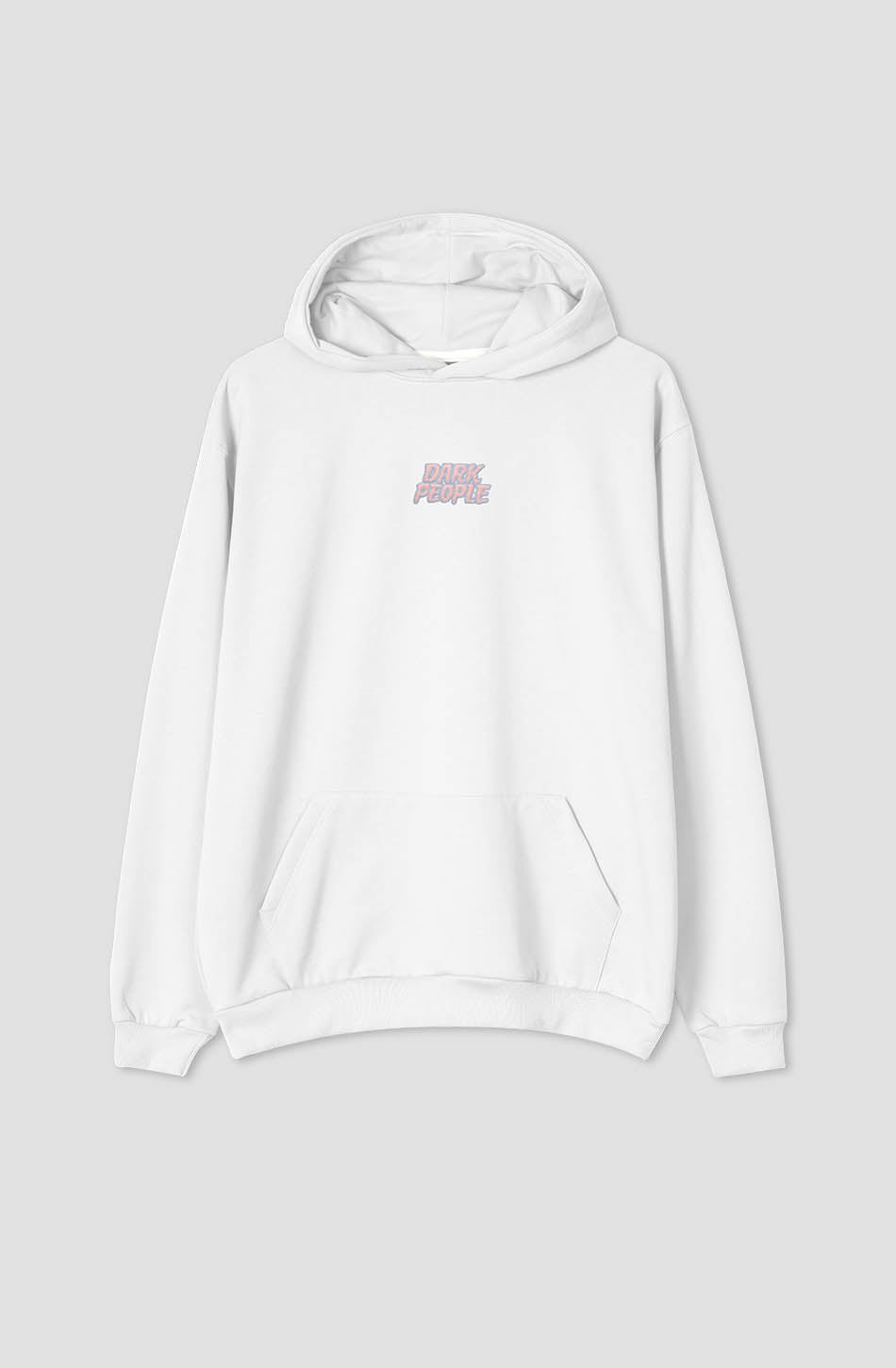 Sudadera Dark People Organic Cotton White