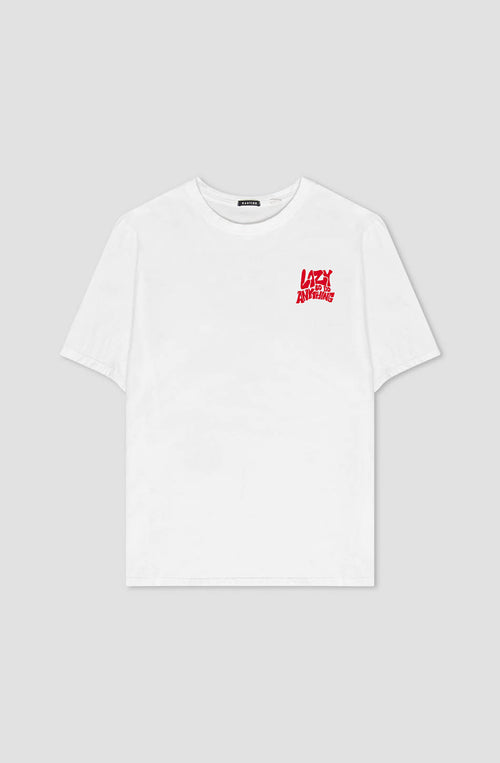 Washed Lazy White T-shirt