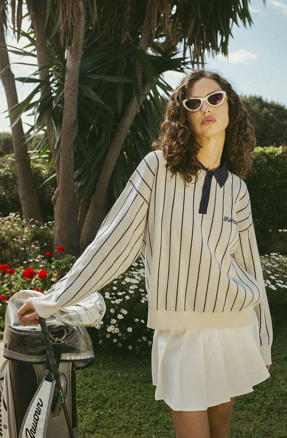 Jersey Button Palm Beach Ivory