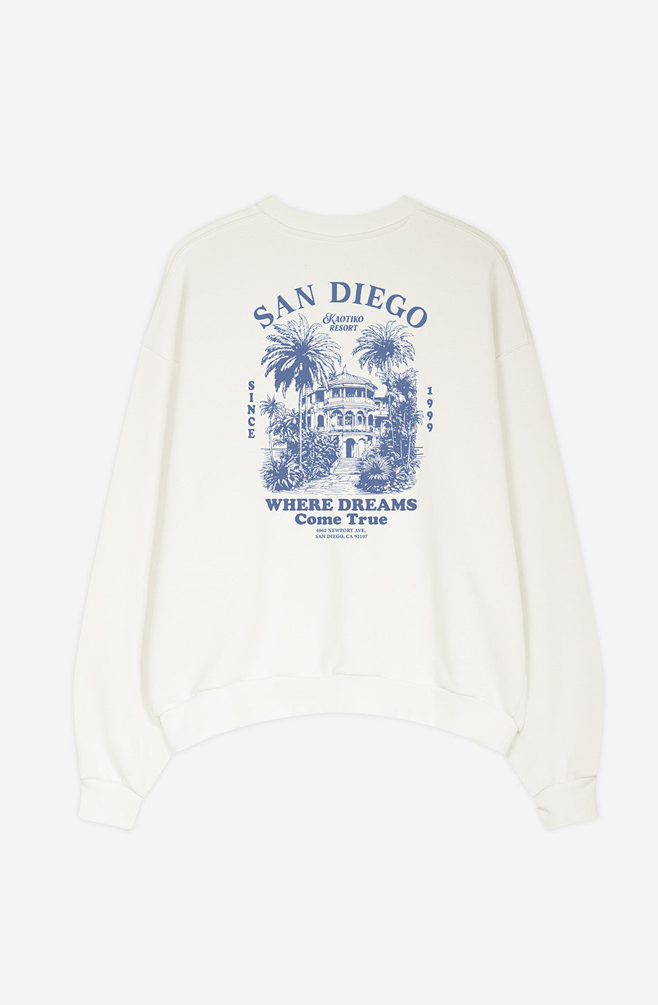 Sudadera Kaotiko Resort Organic Cotton Ivory