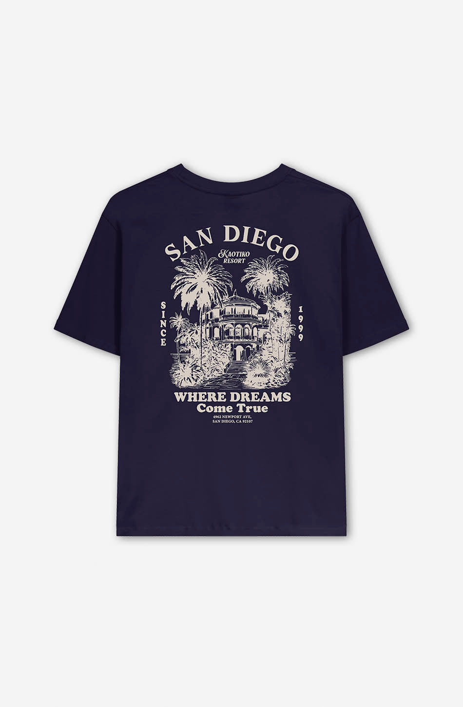 Kaotiko Resort Navy T-shirt