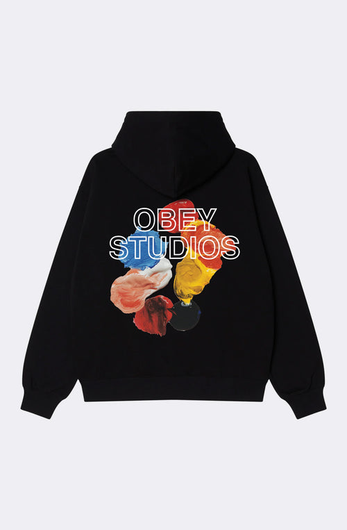 Obey Studios Palette Black Sweatshirt